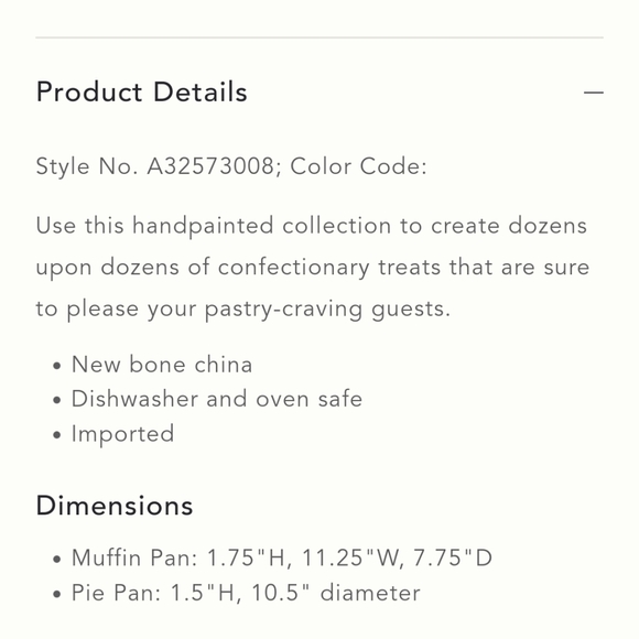 New Anthropologie Maelle Baking Pan - Picture 6 of 6